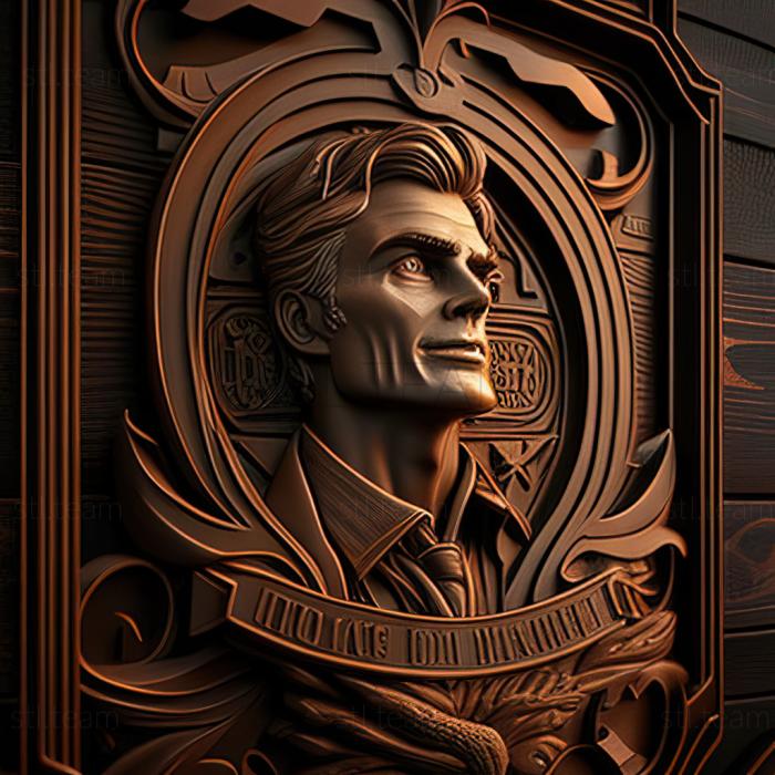 3D модель St Booker DeWitt BioShock Infinite (STL)